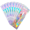 Smell Proof Bags & Resealable Foil Pouch Bag [100 PCS ] Great for Party Favor Food Storage (Holographic Color, 8 x 5.5 Inch)