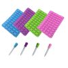 Cake Tools Mold 1 Set 50 Cavity Silicone Gummy Bear Chocolate Candy Maker Ice Tray Jelly Moulds