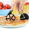 Bicycle Pizza Cutter Wheel Cool Kitchen Gadget Non-stick Bike Pizza Slicer