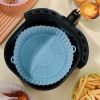 Air Fryers Oven Baking Tray Fried Chicken Basket Mat AirFryer Silicone Pot Round Replacemen Grill Pan Accessories