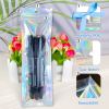 Smell Proof Bags & Resealable Foil Pouch Bag [100 PCS ] Great for Party Favor Food Storage (Holographic Color, 8 x 5.5 Inch)