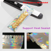 Smell Proof Bags & Resealable Foil Pouch Bag [100 PCS ] Great for Party Favor Food Storage (Holographic Color, 8 x 5.5 Inch)