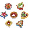 5pcs Cutting Baking Tools Fondant Mold