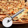 New Stainless Steel 430 Pastry Nonstick Pizza Cutter Wheel Slicer Blade Grip