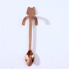 Stainless Steel Creative Mixing Spoon Cute Cartoon Cat Dessert Spoon Coffee Spoon