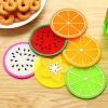 Non-slip Fruit Placemat Cup Mat Pads Coffee Mug Drink Coasters