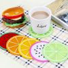 Non-slip Fruit Placemat Cup Mat Pads Coffee Mug Drink Coasters