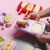 Silicone Ice Cream Mold Popsicle Molds DIY Homemade Cartoon Ice Cream Popsicle Ice Pop Maker Mould