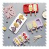 Silicone Ice Cream Mold Popsicle Molds DIY Homemade Cartoon Ice Cream Popsicle Ice Pop Maker Mould