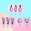 Silicone Ice Cream Mold Popsicle Molds DIY Homemade Cartoon Ice Cream Popsicle Ice Pop Maker Mould