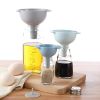 4-in-1 Funnel Plastic Multi-Purpose Large Diameter Filter Funnel Oil Funnel Kitchenware