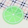 5pc/set Cup Mat Pad Coaster Fruit Shape Silicone Cup Pad Slip Insulation Pad Hot Drink