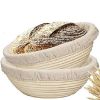 Dough Rattan Basket Dough Round Oval Bread Basket Proofing Proving Fermentation Country Baskets