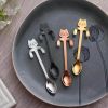 Stainless Steel Creative Mixing Spoon Cute Cartoon Cat Dessert Spoon Coffee Spoon